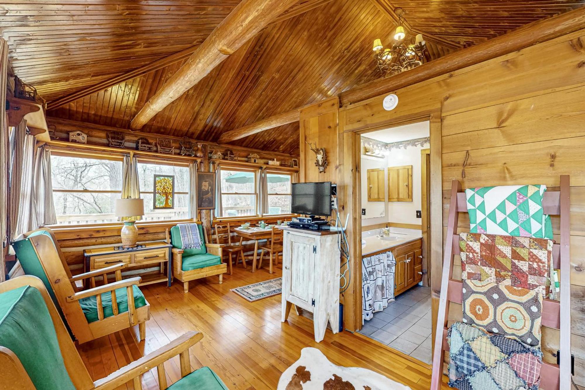 Lake Lucerne - Treehouse Cabin #01 Eureka Springs Dış mekan fotoğraf